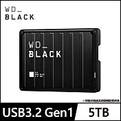 WD BLACK 黑標 P10 Game Drive 5TB 2.5吋電競行動硬碟 公司貨