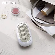 日本recolte Festino Salon Care 負離子輕便梳 SMHB-028  簡約白