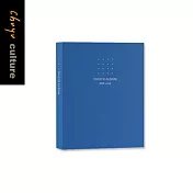 珠友 20K雙格相本/相簿/相簿/明信片收納/20張黑色內頁/側邊置入(4x6)-80枚相片 04寶藍