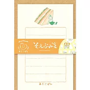 【日本Wa-Life】麵包城鎮 經典美濃和紙小信封紙組 ‧ 三明治吐司