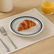 【日本小倉陶器】美濃燒 職人cafe 陶瓷淺盤16cm ‧ 藍