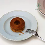 【日本小倉陶器】美濃燒 優雅花邊 陶瓷淺盤15cm ‧ 藍