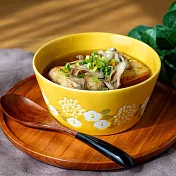 【日本Minoru】Plantaree花樁 陶瓷餐碗480ml ‧ 茉黃