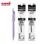(1筆2芯)UNI JESTREAM 國民溜溜筆 0.7柔和紫