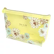 【日本Mark’s】PAUL & JOE 透明萬用收納袋 ‧ 暖黃西洋菊