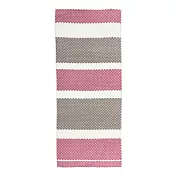 【日本丸真】日本製ima Linea 立體條紋吸水迷你浴巾 粉