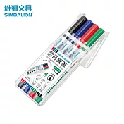 (2入1包)雄獅 NO.604 細字奇異筆4色