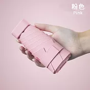 【好拾選物】UPF50+ 迷你折疊傘/黑膠遮陽傘/防曬/輕量 -粉色
