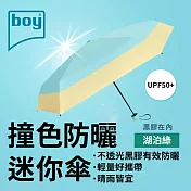 【德國boy】抗UV撞色防曬迷你傘 湖泊綠