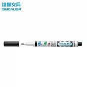 (12入1盒)雄獅 No.600 細字奇異筆  黑