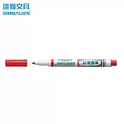 (12入1盒)雄獅 No.600 細字奇異筆  紅