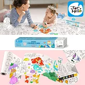 【JarMelo 原創美玩】可黏貼著色紙捲- 童話國度JA95638