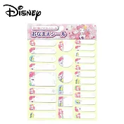 【日本正版授權】小美人魚 姓名貼紙 日本製 貼紙/萬用貼紙/標籤貼紙