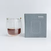 【Simple Real】TAMAGO 雙層玻璃杯 330ml 附杯蓋可放咖啡濾杯