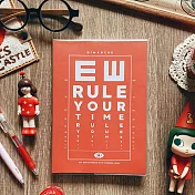 Rule Your Time 頁碼筆記本 v.4  [金魚紅]