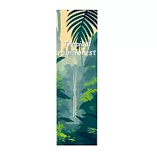【EZlife】便攜健身運動休閒冰涼巾(100*30cm) 熱帶雨林