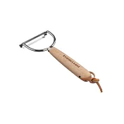 【日本青芳製作所】天然木把 不鏽鋼 削皮器