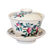 粉彩壽桃蓋杯【受託代銷】