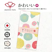 【日纖】日本泉州純棉長巾34x90cm- 花舞浪漫