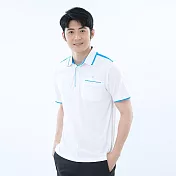 【遊遍天下】男款抗UV防曬吸濕排汗速乾機能POLO衫(GS1045) XL 白色