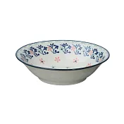 【日本Marusan Kondo】Polish波蘭碎花 陶瓷餐碗17cm ‧ 粉花