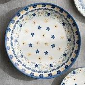 【日本Marusan Kondo】Polish波蘭碎花 陶瓷咖哩餐盤22cm ‧ 花叢