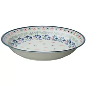 【日本Marusan Kondo】Polish波蘭碎花 陶瓷咖哩餐盤22cm ‧ 粉花