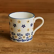【日本Marusan Kondo】Polish波蘭碎花 陶瓷馬克杯340ml ‧ 花叢