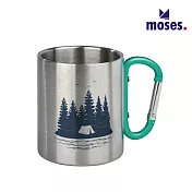 【德國Moses】旅行癖-露營登山杯 (綠耳扣)