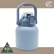 ADISI 手提不銹鋼吸管保溫瓶【海藍/800ml】AS23041(保溫、保冷、保冰)