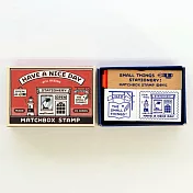 【日本SANBY】× eric聯名 火柴盒印章3入組 ‧ 文具店