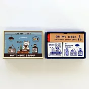 【日本SANBY】× eric聯名 火柴盒印章3入組 ‧ 我的書桌