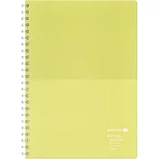 KOKUYO ME Soft軟線圈50枚5mm方格A5- 網球綠