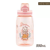 【HOUSUXI舒希】迪士尼瑪麗貓系列-Tritan彈蓋水瓶550ml-A2