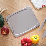 【鈦安純鈦餐具 TiANN】專利萬用鈦砧板/切菜板/露營砧板/烘焙烤盤 - 中砧板