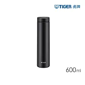 TIGER虎牌 夢重力超輕量旋蓋不鏽鋼保溫杯 600ml(MMZ-W060) 曜巖黑