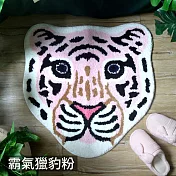 TROMSO加洲雪毛尼吸水地墊-動物系列 霸氣獵豹粉