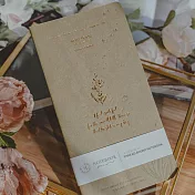 【Meow Illustration】手工活版線裝長型筆記本(點陣內頁) - G.感恩