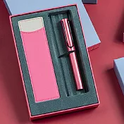 LAMY 鋼珠筆 / AL-STAR單入雙色筆套禮盒 限量 - fiery 火紅色