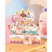 罐頭豬LuLu 生日系列 生日卡片 (蛋糕款)