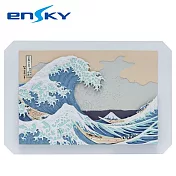 【日本正版授權】紙劇場 葛飾北齋 神奈川沖浪裡 日本製 紙雕模型/紙模型/立體模型 PAPER SHADOW ART +PLUS