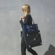 【HULKEN】浩肯包2.0 大型購物車 環保購物袋 折疊推車 (中) 藍色