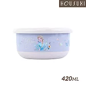 【HOUSUXI舒希】迪士尼冰雪奇緣系列-不鏽鋼雙層隔熱碗-420ml-A2