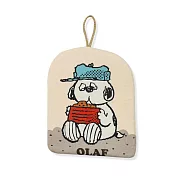 SNOOPY史努比超細纖維印花擦手巾/平板吊掛款  歐拉夫