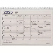 【Mark’s】2025 月曆型記事手帳M (B5變型) ‧ 象牙白
