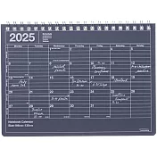【Mark’s】2025 月曆型記事手帳S (B6變型) ‧ 黑色