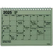 【Mark’s】2025 月曆型記事手帳S (B6變型) ‧ 卡其綠