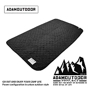 ADAMOUTDOOR｜雙人電熱毯  曜石黑