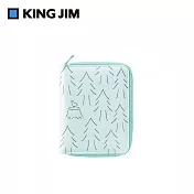 【HITOTOKI】 NOTE 手帳筆記本 拉鍊款 護照尺寸 森林