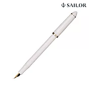 【日本寫樂SAILOR】書法尖藝術鋼筆40度/ 白色
